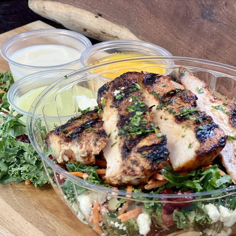 Hail to the Kale Turkey Salad (A. B. AB. O)